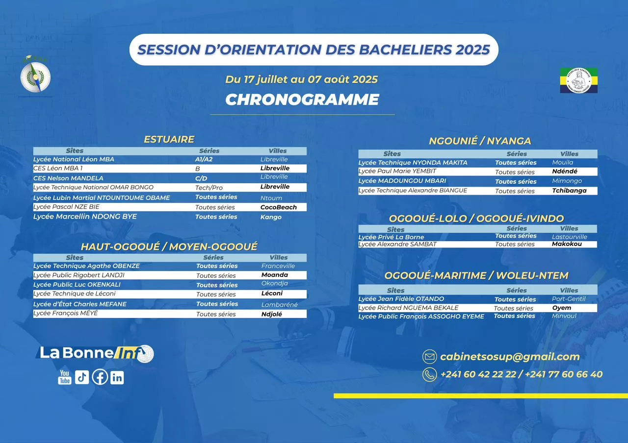 session d'orientation