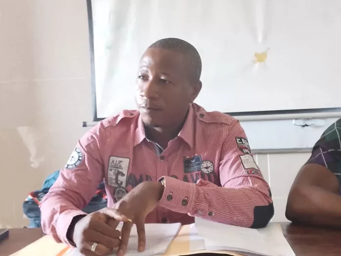 Joël Yannick Nguema Ella, secrétaire général du MNCG.