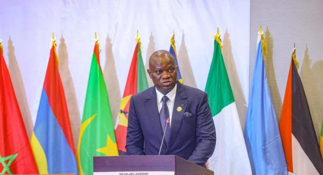 Le Président Brice Clotaire Oligui Nguema s’est exprimé à l’occasion de la 7ᵉ Réunion de coordination semestrielle entre l’Union Africaine et les Communautés Économiques Régionales.