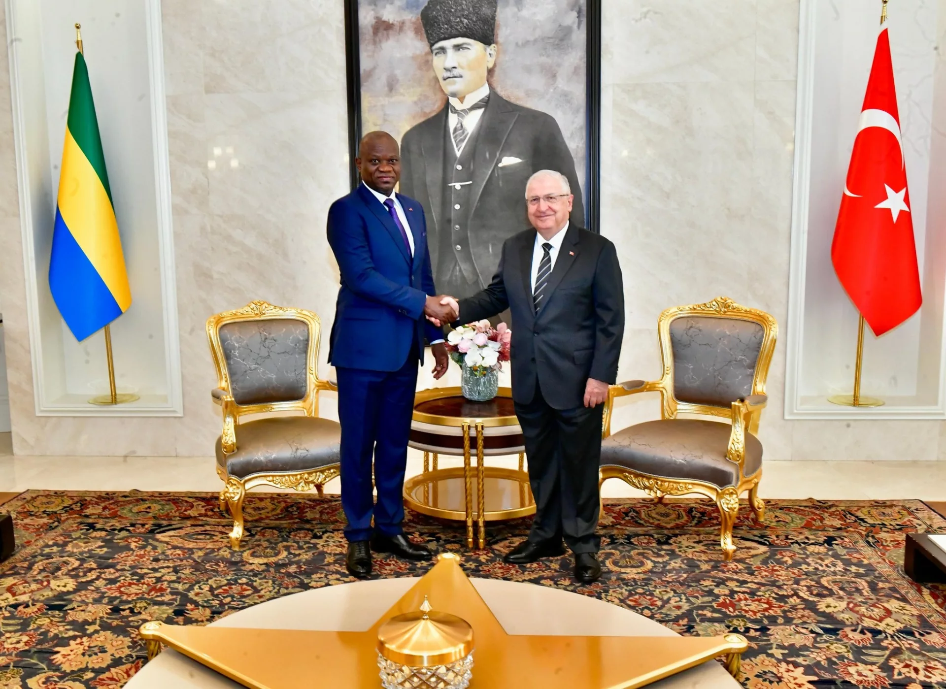 Brice Oligui Nguema reçu par Recep Tayyip Erdoğan ce mercredi 30 juillet en Turquie.