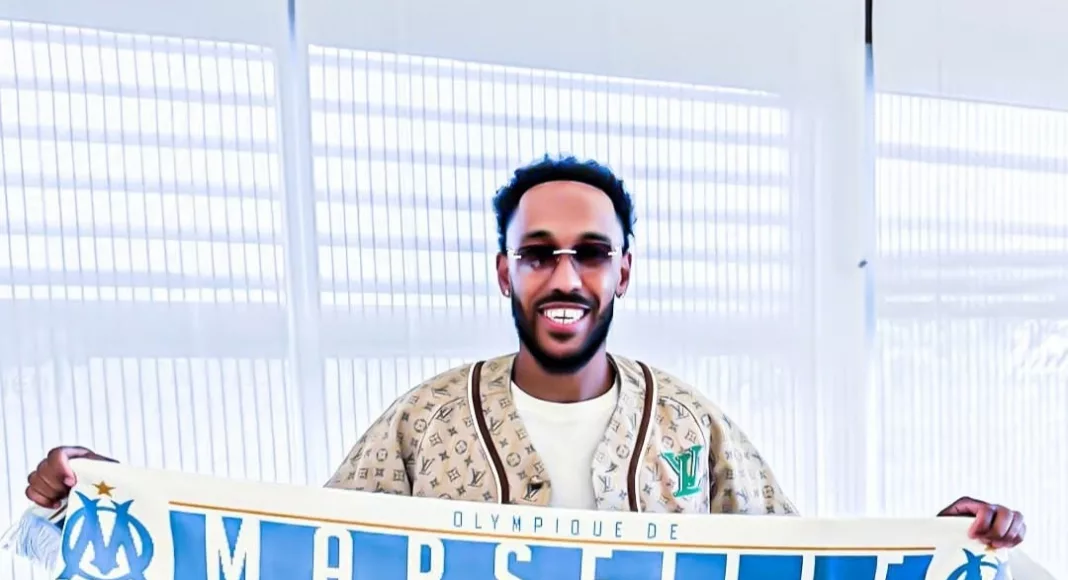 Pierre Emerick Aubameyang a atterri à Marseille ce 30 juillet 2025.