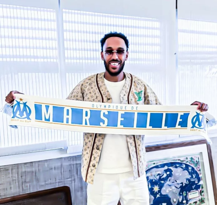 Pierre Emerick Aubameyang a atterri à Marseille ce 30 juillet 2025.