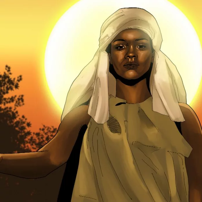 Une représentation de la reine Kimpa Vita, la prophétesse de l'unité.