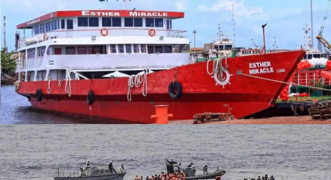 Le 9 Mars 2023, l’Esther Miracle sombrait dans les eaux sombres au large des côtes gabonaises, emportant 34 personnes, 7 disparues et 124 rescapées.