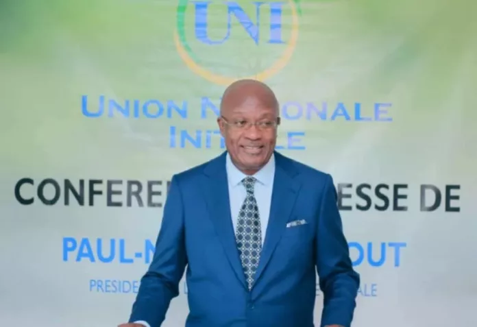 Paul Marie Gondjout, président de l'Union Nationale Initiale (UNI).