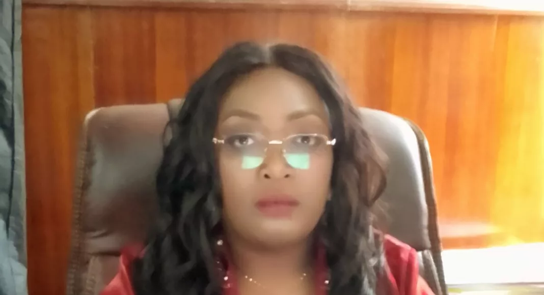 Périne Ada Obiang, procureur de la République près le tribunal de première instance d’Oyem.