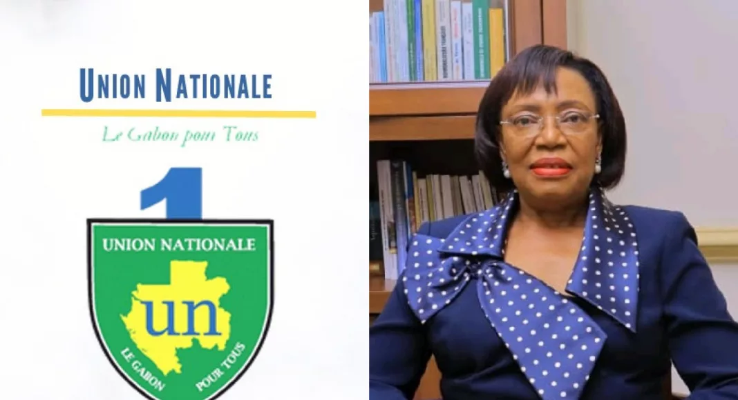 L'Union Nationale de Paulette Missambo en soutien à la Ve République.