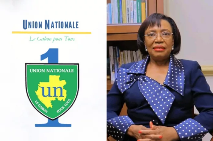 L'Union Nationale de Paulette Missambo en soutien à la Ve République.