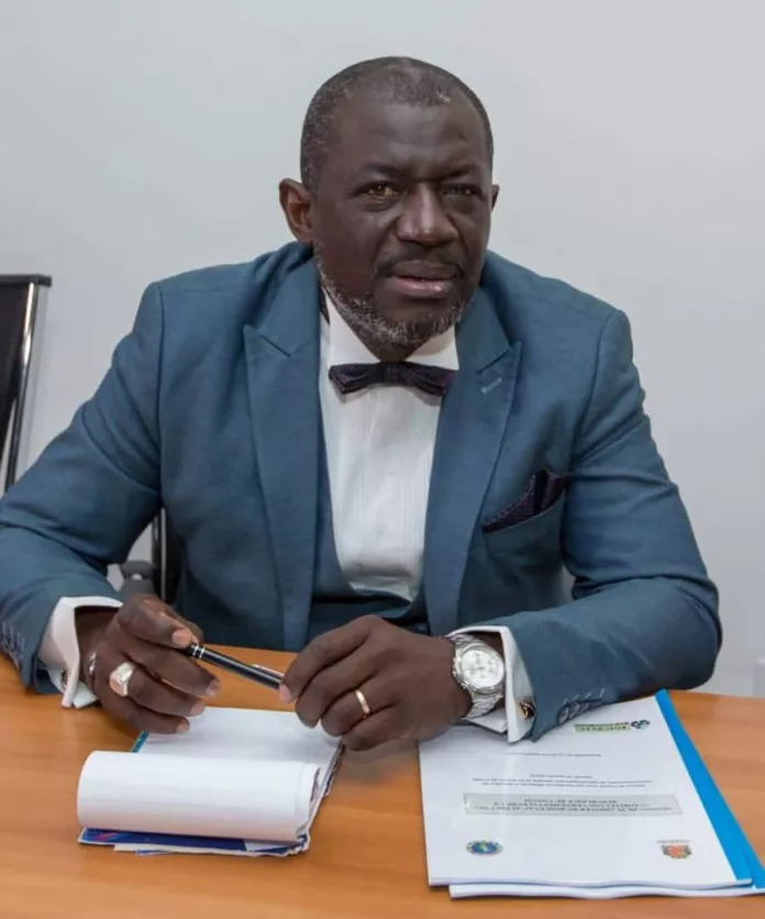Nicaise Moulombi, défenseur de la société civile.