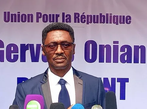 Gervais Oniane, président de l'Union Pour la République.