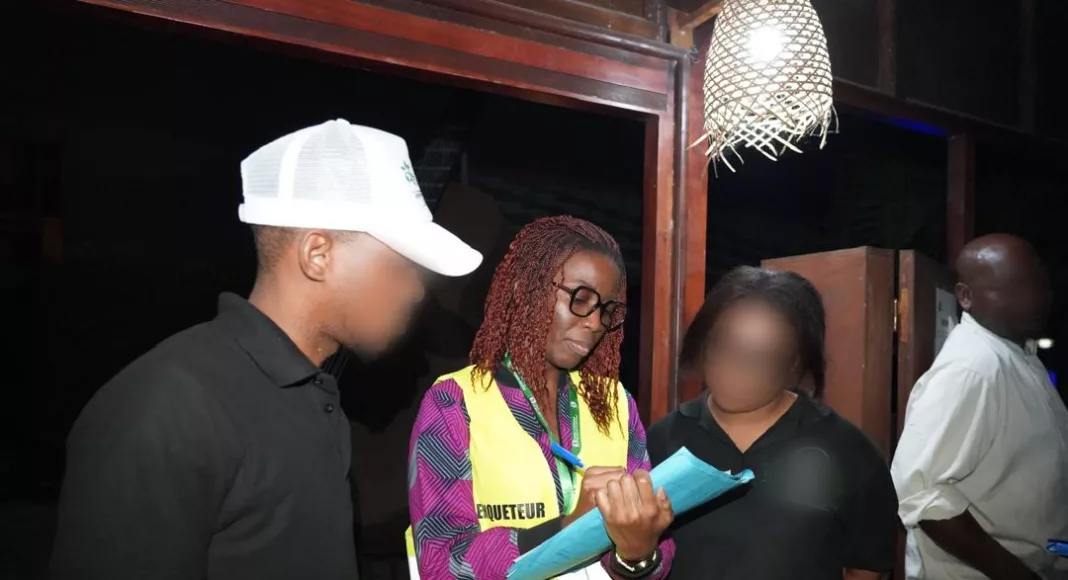 Les agents de la CNSS en pleine mission à Akanda.