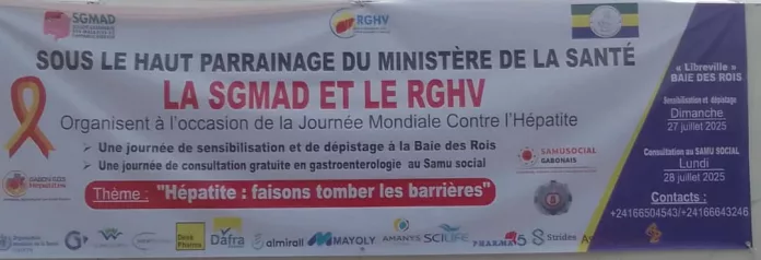 Compagne sanitaire à Libreville à l'occasion de la journée mondiale de lutte contre l'hépatite.