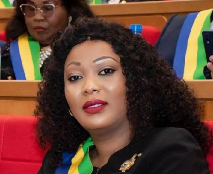 Justine Judith Lekogo, Déléguée nationale du parti pour la province du Haut-Ogooué.