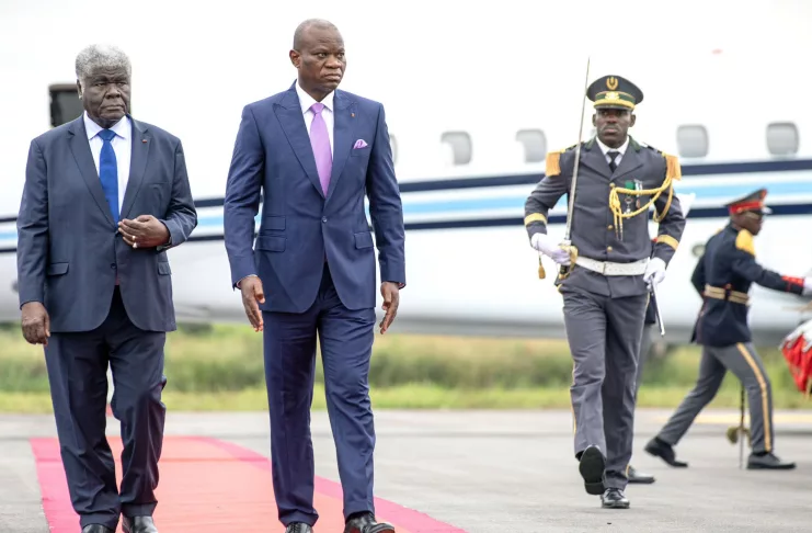 Oligui Nguéma à Bouaké pour les 65 ans de l'indépendance ivoirienne.