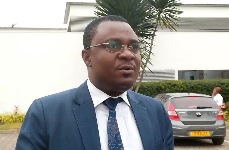 Joseph Lapensée Essingone, ancien candidat à l'élection présidentielle d'avril 2025.