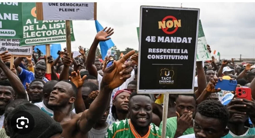 Les Ivoiriens étaient dans la rue le 9 août pour réclamer une élection 
