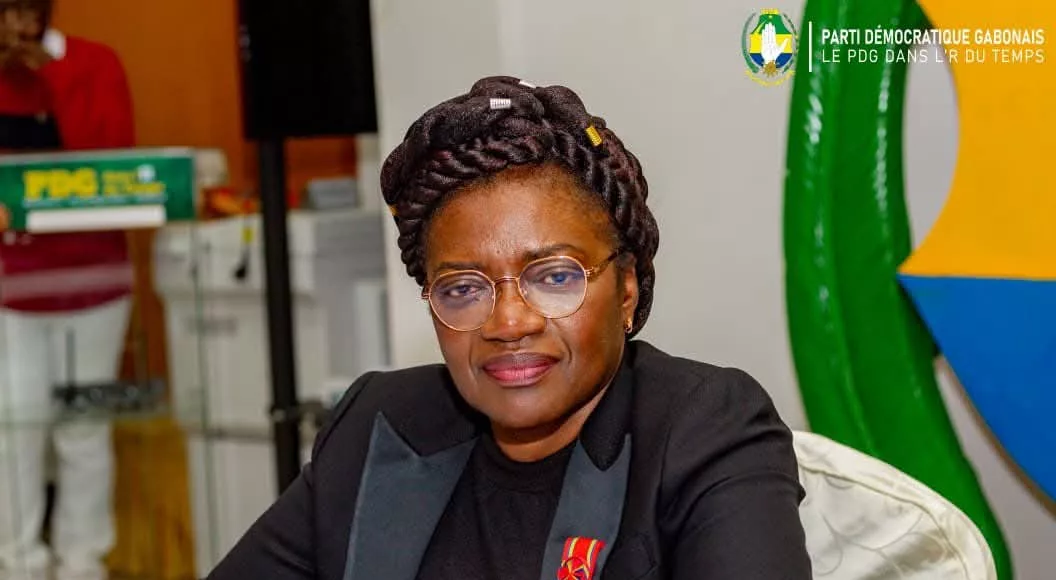 La Secrétaire Générale de l’UFPDG, Camarade Angélique Ngoma, saluée pour son engagement au service du Gabon.