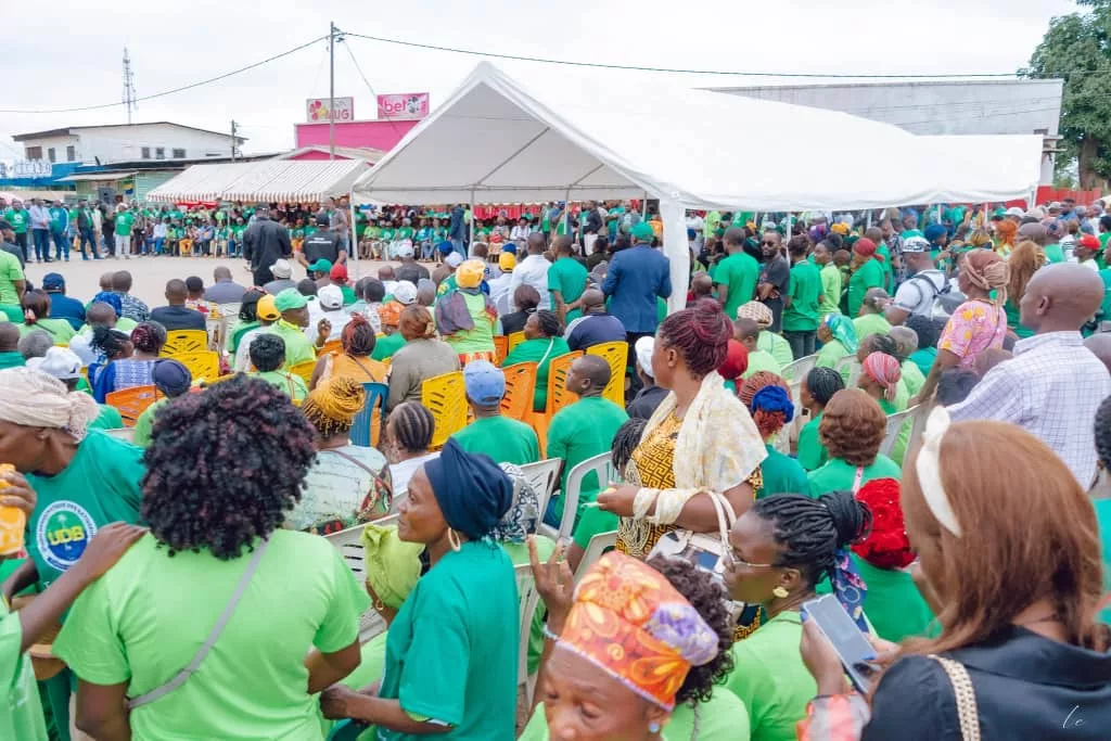 Tchibanga vibre aux couleurs de l'Union Démocratique des Bâtisseurs