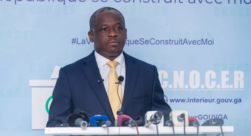 Le ministre de l’Intérieur, de la sécurité et de la décentralisation, Hermann Immongault.