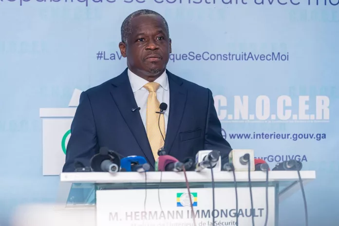 Le ministre de l’Intérieur, de la sécurité et de la décentralisation, Hermann Immongault.