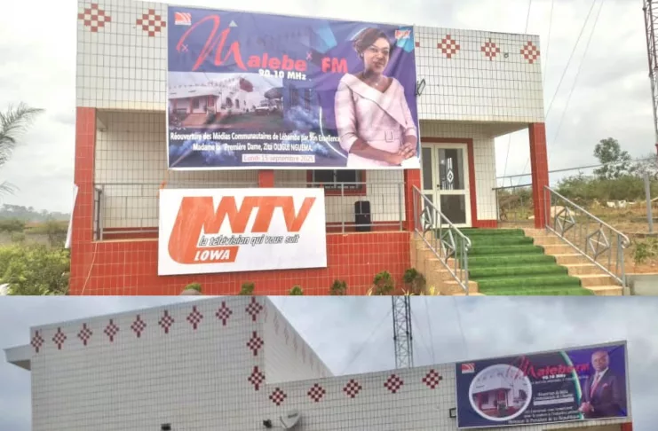 Après douze ans de fermeture, le bâtiment de Malébé FM à Lébamba a été modernisé pour accueillir le retour de la station communautaire, un événement très attendu.