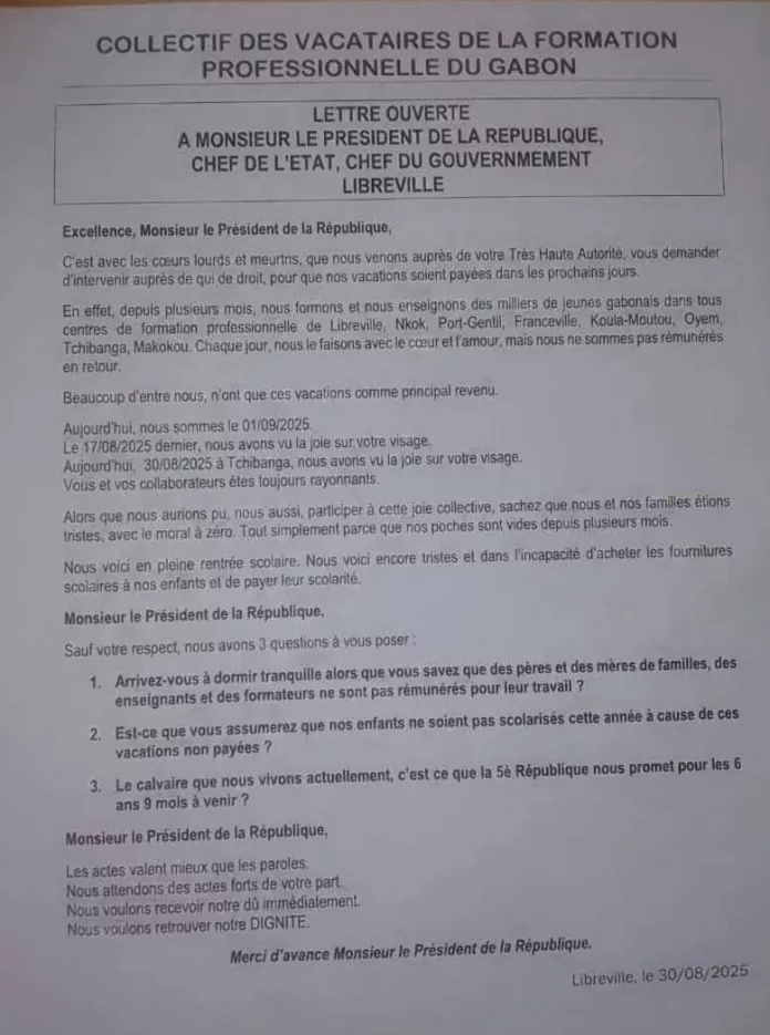 Une lettre ouverte adressée au président de la République dénonce la précarité des enseignants vacataires de la formation professionnelle.