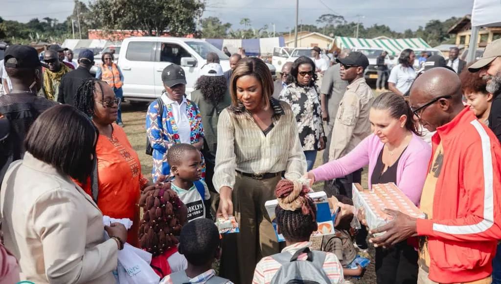Zita Oligui Nguema, soucieuse d'apporter un appui concret aux populations.