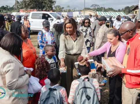 Zita Oligui Nguema, soucieuse d'apporter un appui concret aux populations.