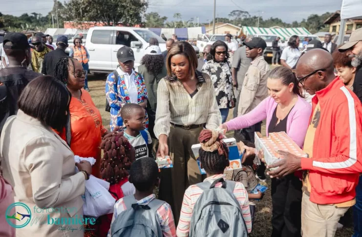 Zita Oligui Nguema, soucieuse d'apporter un appui concret aux populations.