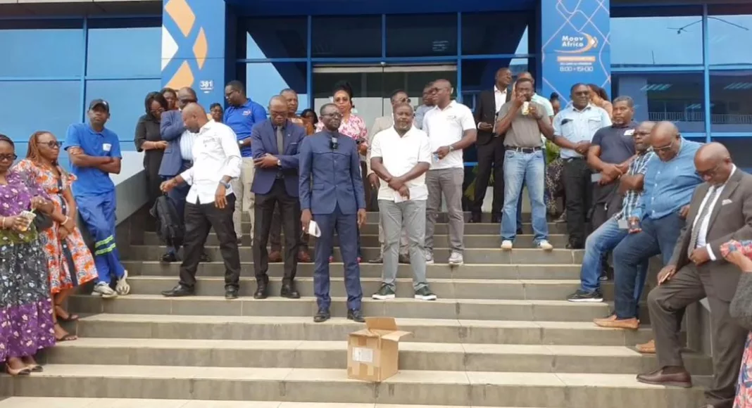 Les membres du Synatel lors de leur assemblée nationale de ce mercredi 17 septembre.