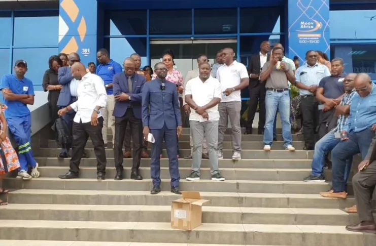 Les membres du Synatel lors de leur assemblée nationale de ce mercredi 17 septembre.