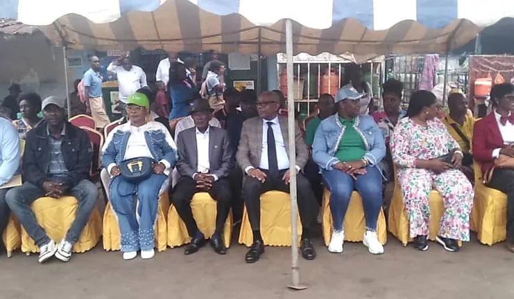 Les membres de Gabon espérance a venez voir lors de l'ouverture de la compagne.