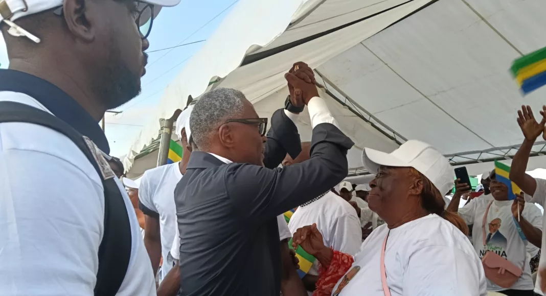 Thierry Nguia promet le meilleur pour la commune d'Akanda.