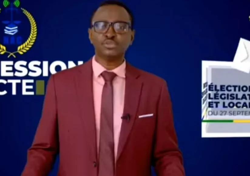 Marc Ulrick Malekou lors de son passage à l’émission Expression Directe.