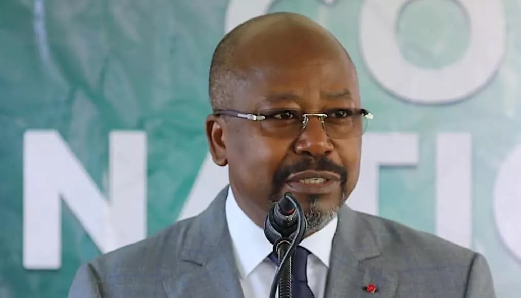 Alain Claude Bilie-By-Nze, président d'EPG. Son parti dénonce des 