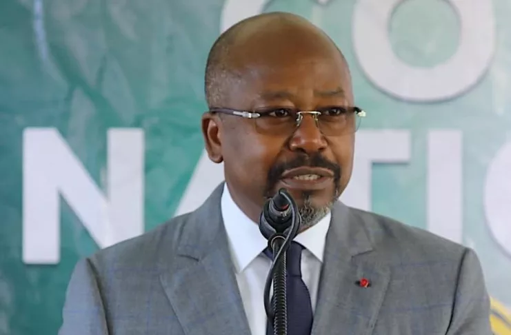 Alain Claude Bilie-By-Nze, président d'EPG. Son parti dénonce des 
