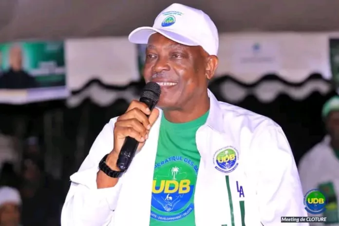 Le secrétaire général adjoint de l'UDB pour l'Ogooué Maritme, Léon Ababé, une confiance totale dans le résultat en faveur de son parti.
