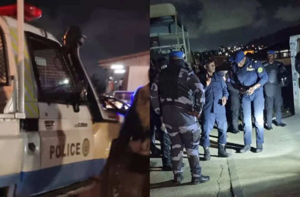 Nuit de dépouillement sous haute surveillance. La police est restée mobilisée devant le centre de Dragages pour garantir la sécurité et la sérénité du processus électoral