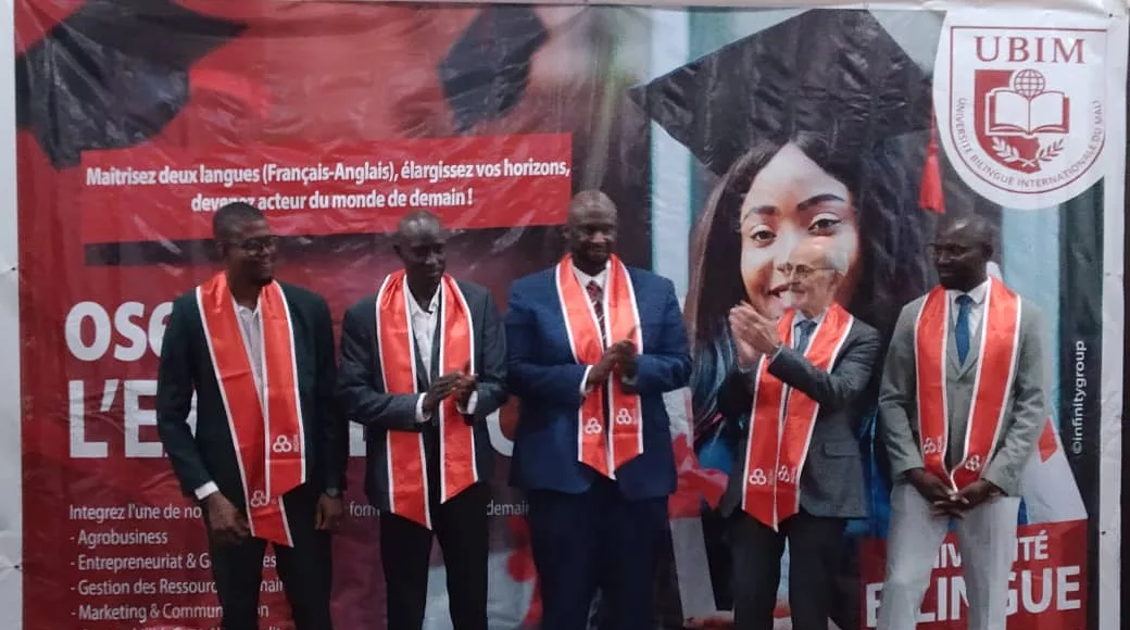 Les dirigeants de l'UBIM et ses partenaires lors de la cérémonie de lancement officiel.