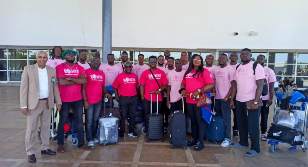 Manga DFIP lors du départ pour Casablanca.