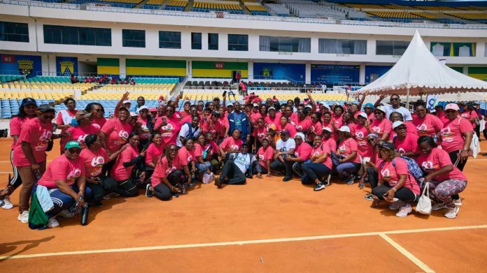 Photo de famille à l'issue de l'évènement.