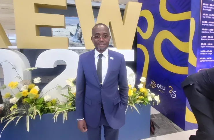 Le ministre du Pétrole et du Gaz, Sosthène Nguema Nguema à la conférence African Energy Week.