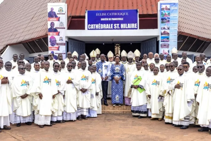 Le couple présidentiel à la messe de clôture du jubilé d’or.