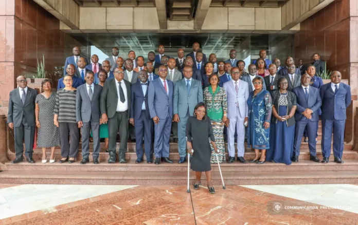 Oligui Nguema reçoit les Conseillers membres