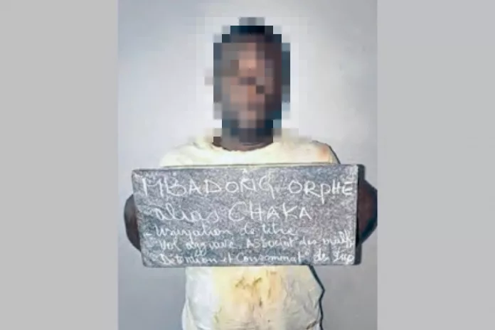 Orphé Mbadong alias « Chaka » entre les mains de la justice.