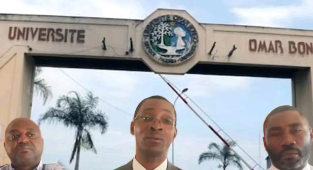 Le président du SNEC-UOB, dénonce le non-paiement de la dette pédagogique et l’usage de logiciels étrangers jugés arbitraires à l’Université Omar Bongo.