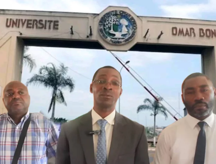 Le président du SNEC-UOB, dénonce le non-paiement de la dette pédagogique et l’usage de logiciels étrangers jugés arbitraires à l’Université Omar Bongo.