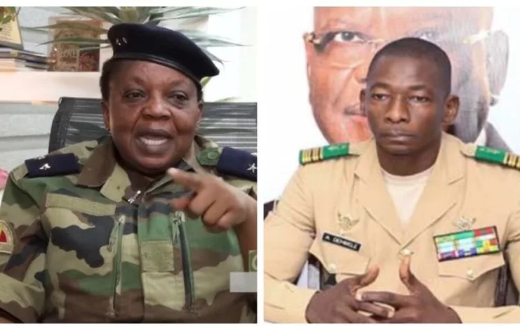 Les Généraux de Brigade Nema Sagara et Abass Dembelé