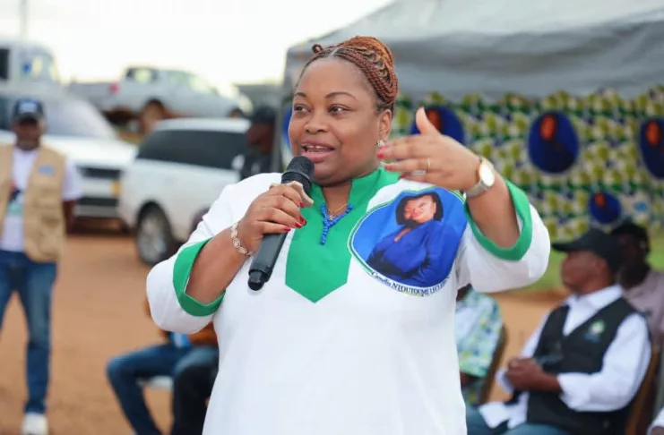 Camélia Ntoutoume prête à conquérir Ntoum le 18 octobre.