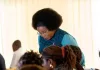 Élodie Diane FOUEFOUE, Ministre de la Femme, lors de la session de formation sur la rédaction administrative au Centre de promotion et protection sociale des femmes victimes de violences
